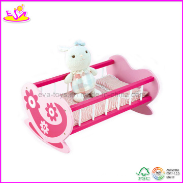 Wooden Doll Bed, with En71 Certificate (W06E010)